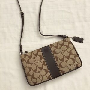 NWOT vintage Coach Slim Demi Signature Crossbody bag